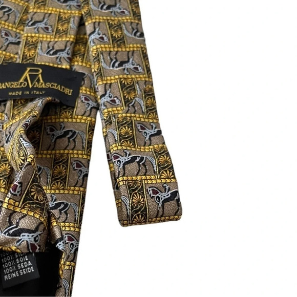 PIERANGELO MASCIADRI 100% Silk Men’s Tie - Picture 4 of 5